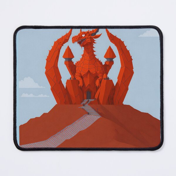 Item preview, Dragon Castle on a Mountain Peak 6 designed and sold by RADRussell.