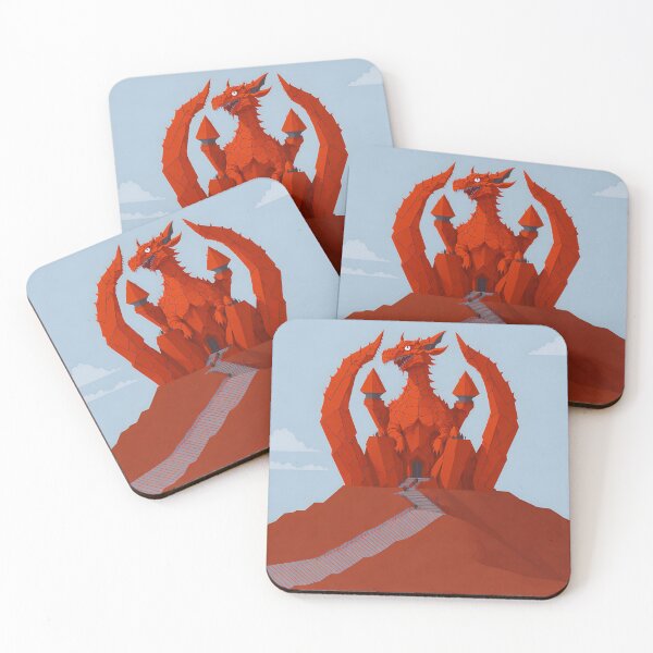 Item preview, Dragon Castle on a Mountain Peak 6 designed and sold by RADRussell.