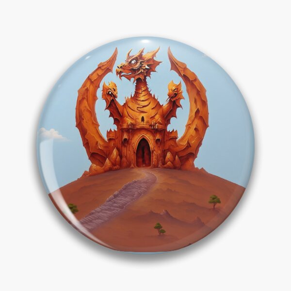 Item preview, Dragon Castle on a Mountain Peak 7 designed and sold by RADRussell.