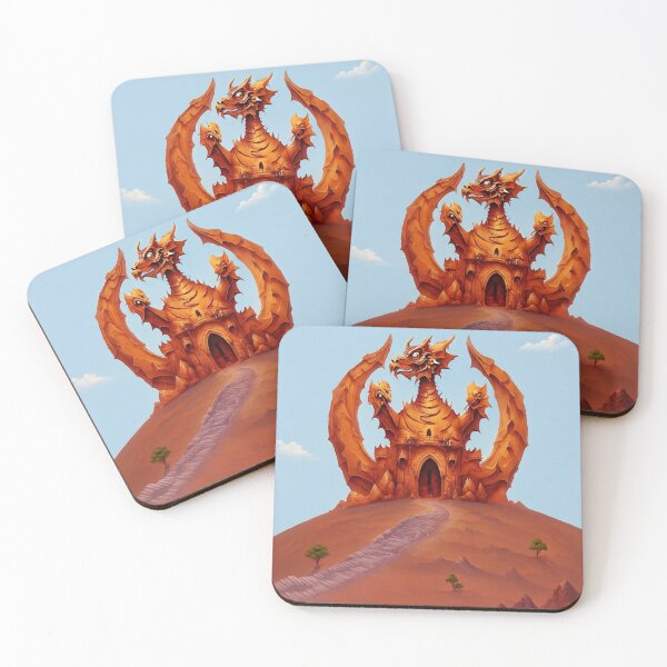Item preview, Dragon Castle on a Mountain Peak 7 designed and sold by RADRussell.
