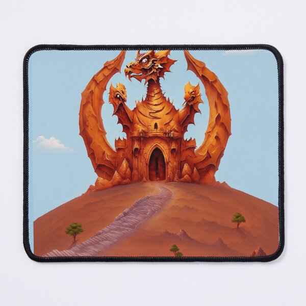 Item preview, Dragon Castle on a Mountain Peak 7 designed and sold by RADRussell.