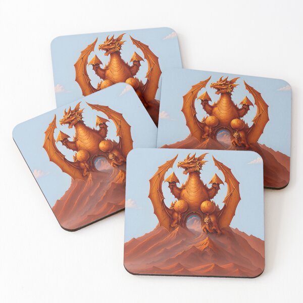 Item preview, Dragon Portal on a Mountain Peak 4 designed and sold by RADRussell.