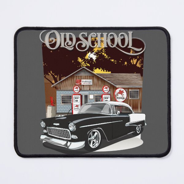 Item preview, 1955 Black & White Bel Air Old School Shirt designed and sold by RPM-ART.