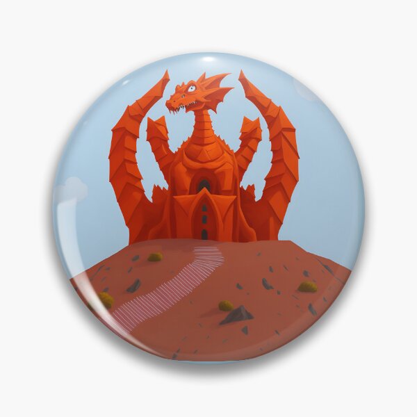 Item preview, Dragon Castle on a Mountain Peak 8 designed and sold by RADRussell.