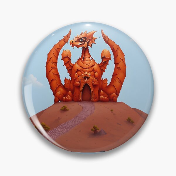 Item preview, Dragon Castle on a Mountain Peak 9 designed and sold by RADRussell.