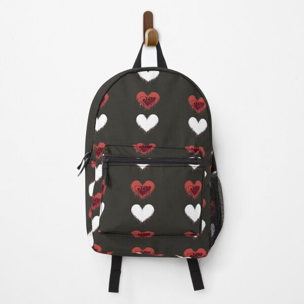 Item preview, Grunge Bleeding Red Heart and White Heart Pattern designed and sold by Aaron2610.