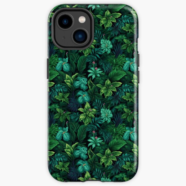 All the Greens Jungle Pattern iPhone Tough Case