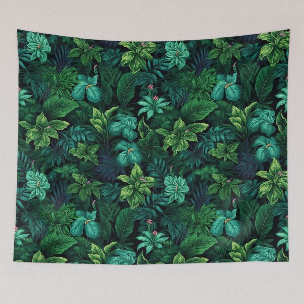 Aperçu de l'œuvre Tous les motifs de la jungle des verts créée et vendue par Jeanlc.