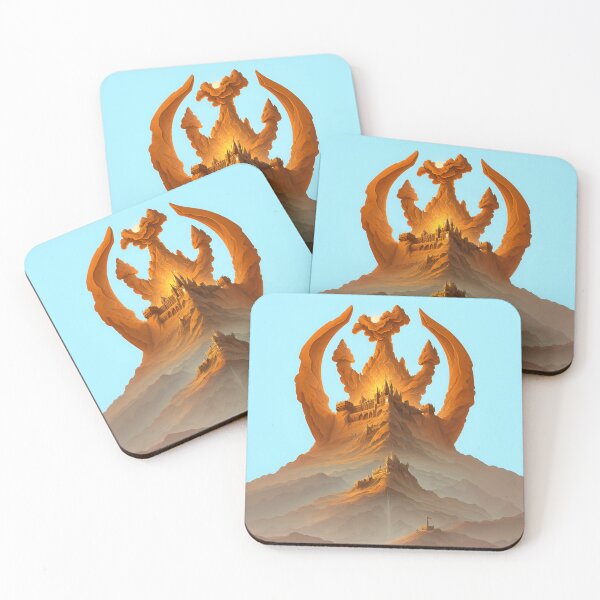 Item preview, Fearsome Castle on a Mountain Peak 1 designed and sold by RADRussell.