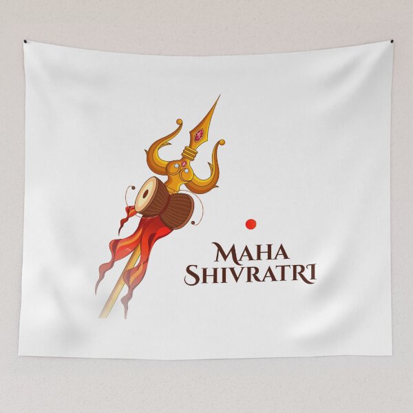 Item preview, Feliz Maha Shivratri Señor Shankar Trishul designed and sold by augustineshae.