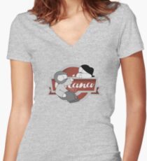 Catana Logo Women's Fitted V-Neck T-Shirt