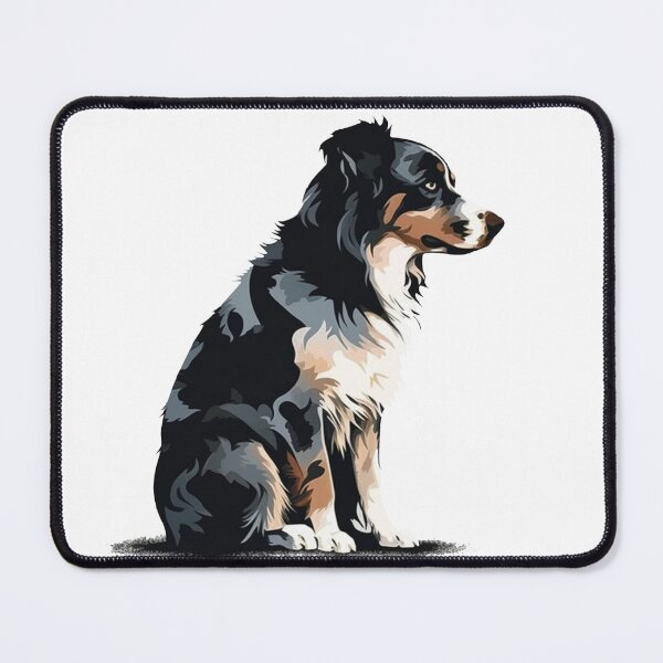 Item preview, Pawsome Pals Australian Shepherd Silhouette designed and sold by DooodleGod.