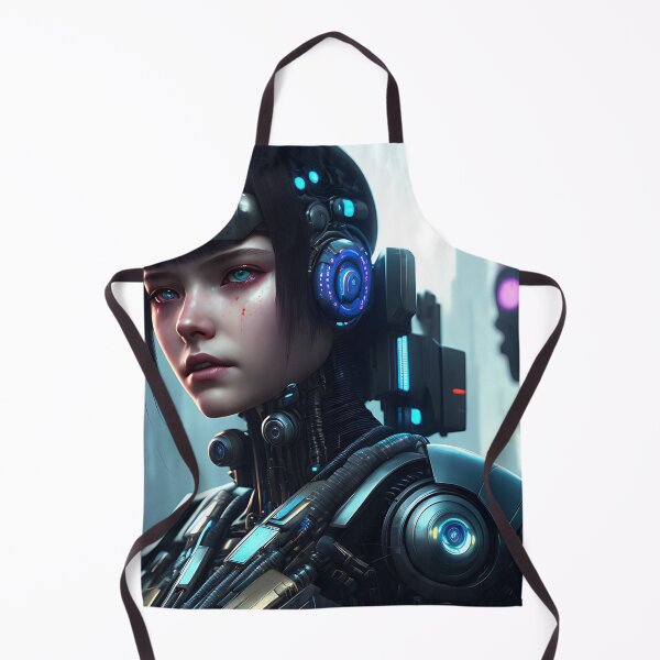 Item preview, The cyborg girl designed and sold by nerdland.