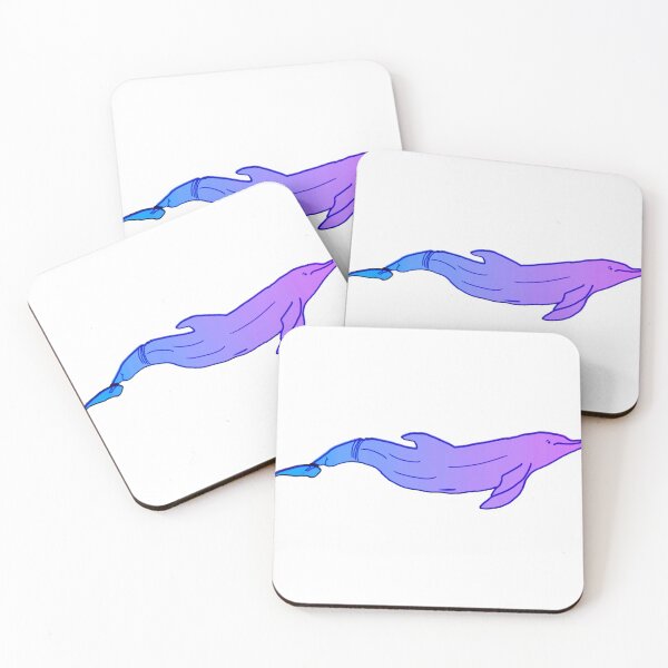 Item preview, The Inspirational Dolphin Ombré Color Vibez designed and sold by Allysha Lazar.