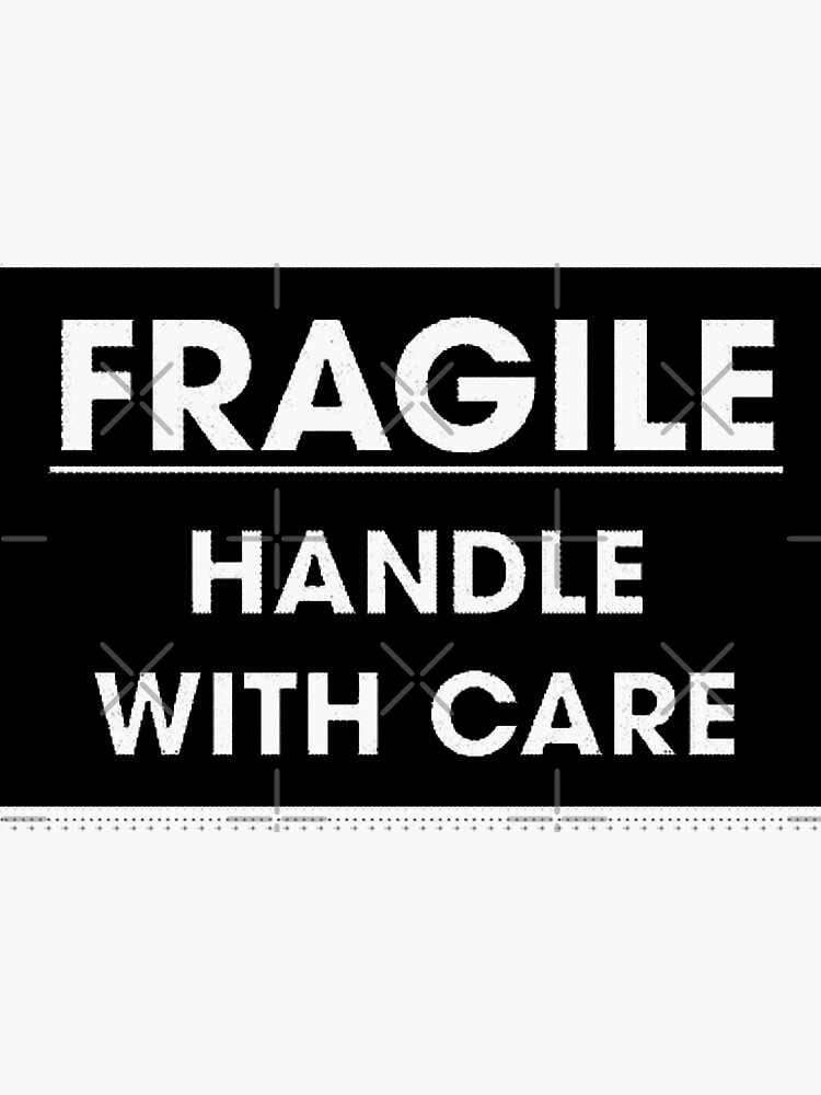 FRAGILE HANDLE WITH CARE” Stickers, Easy Peel,Self Adhesive – ProTEKgr