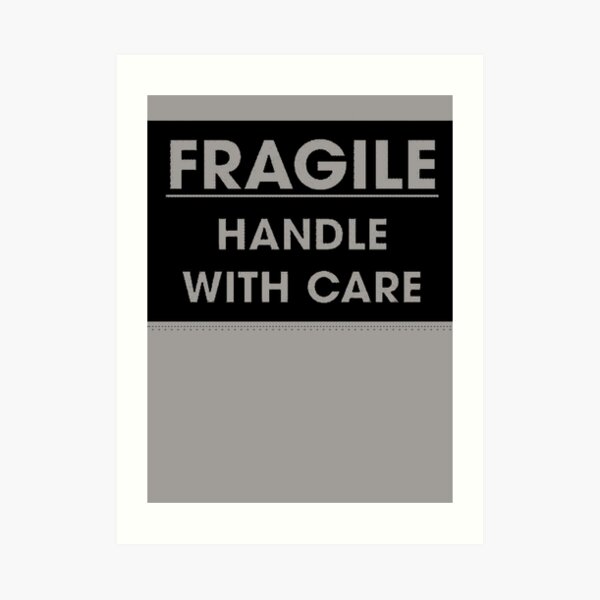 Fragile - Handle with Care Laptop Sleeve for Sale by weheartdogs