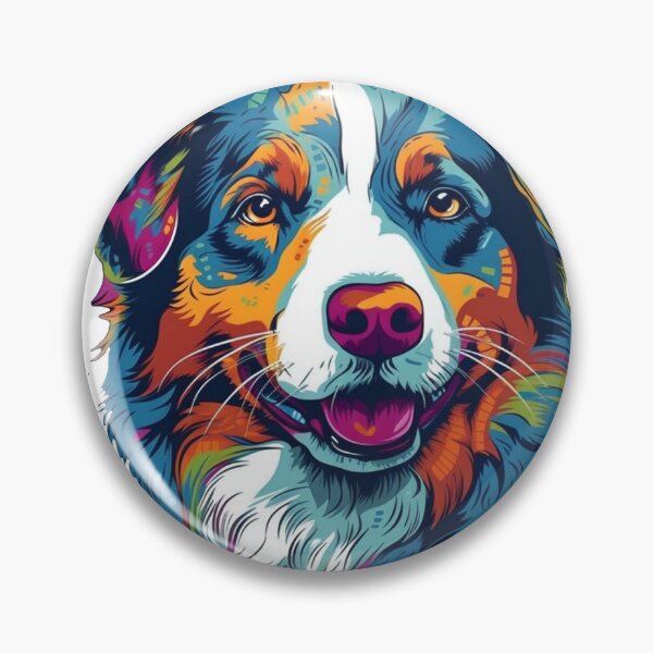 Item preview, WoofWorks Design Co.'s Australian Shepherd Pop Art designed and sold by DooodleGod.