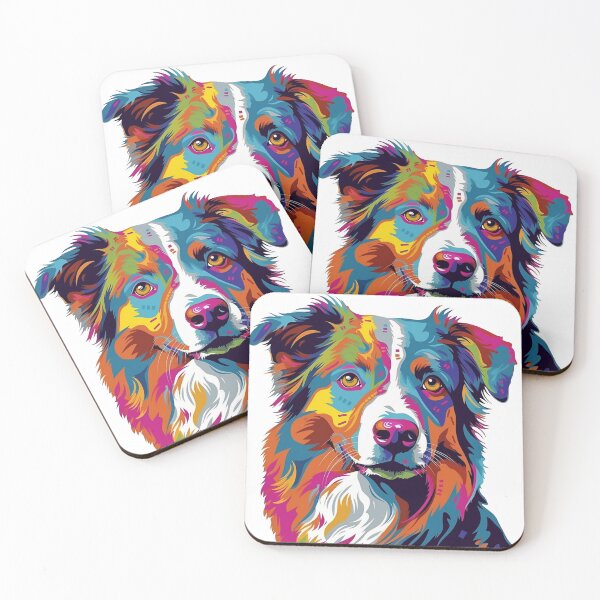 Item preview, Pop Paws: cute Aussie Shepherd Pop Art design designed and sold by DooodleGod.