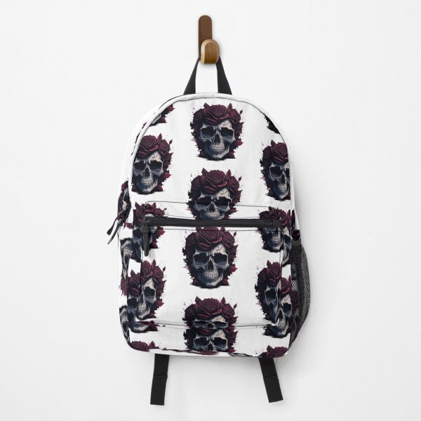 Item preview, Skull and Roses vector art Tattoo style designed and sold by PGasbarroneArt.