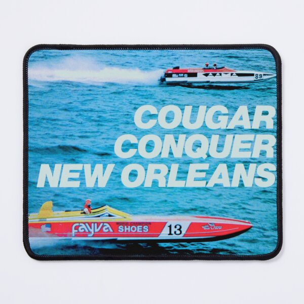 Item preview, Offshore Powerboat Racing Cougar Conquer New Orleans Vintage Classic designed and sold by ChristinasMess.