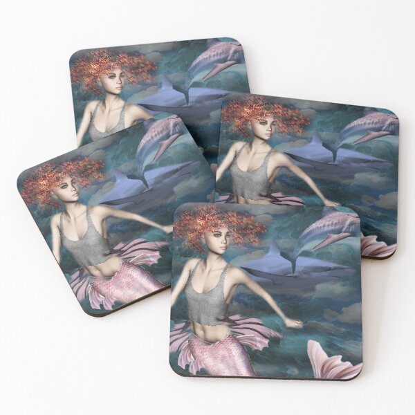 Item preview, Mermaid and the Sharks designed and sold by Patricia Brown.