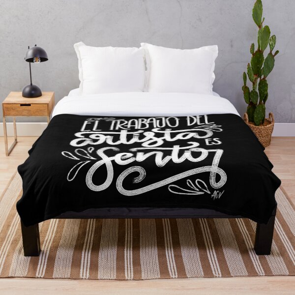 Item preview, Copy of El trabajo del artista es sentir - blanco designed and sold by Andreaigv.