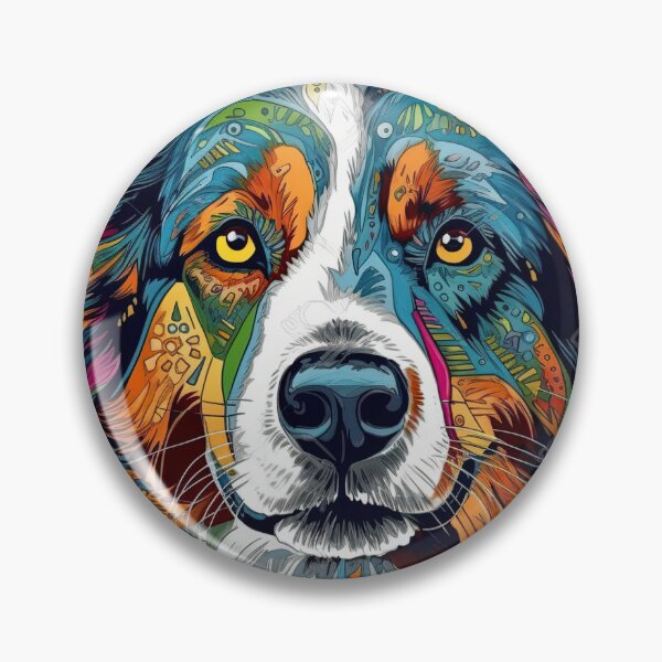 Item preview, DreamyDog designs Australian Shepherd Digital Art designed and sold by DooodleGod.