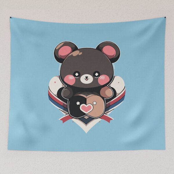 Item preview, LLCuteKawaii - Love Teddy Bear designed and sold by LLCuteKawaii.
