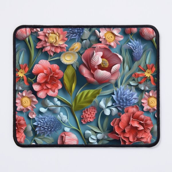 Item preview, Abstract Sculpted Flowers designed and sold by BopBopShop.