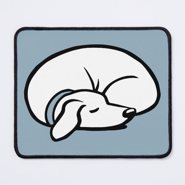 Item preview, Sleeping Dog Simple Sketch Line Art designed and sold by Jenn Inashvili.