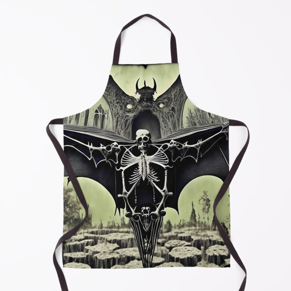 Item preview, Skeleton Bat, Skull Landscape, Fantasy Art, Deviant Art, goth, Gothic designed and sold by Anticulture.