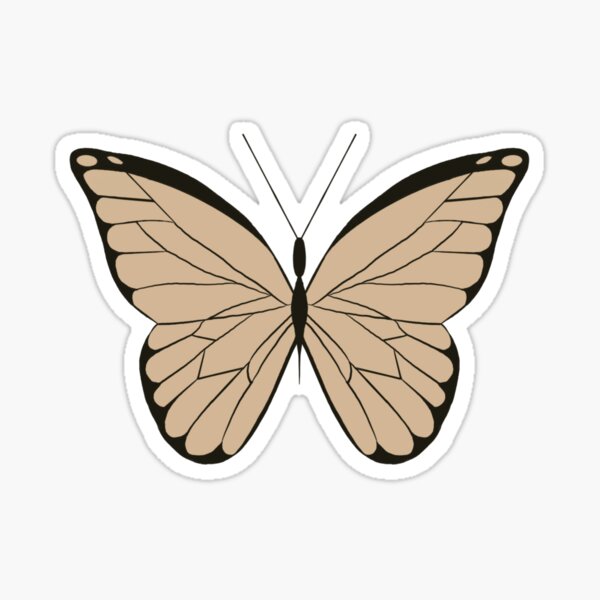 Butterfly Stickers - Neutral