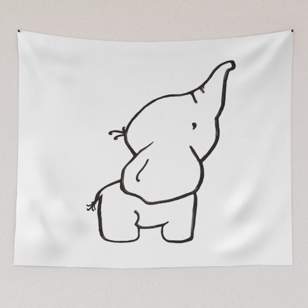 Item preview, Ele the Elephant reaching for the stars! designed and sold by LESLIEDYESIGN.