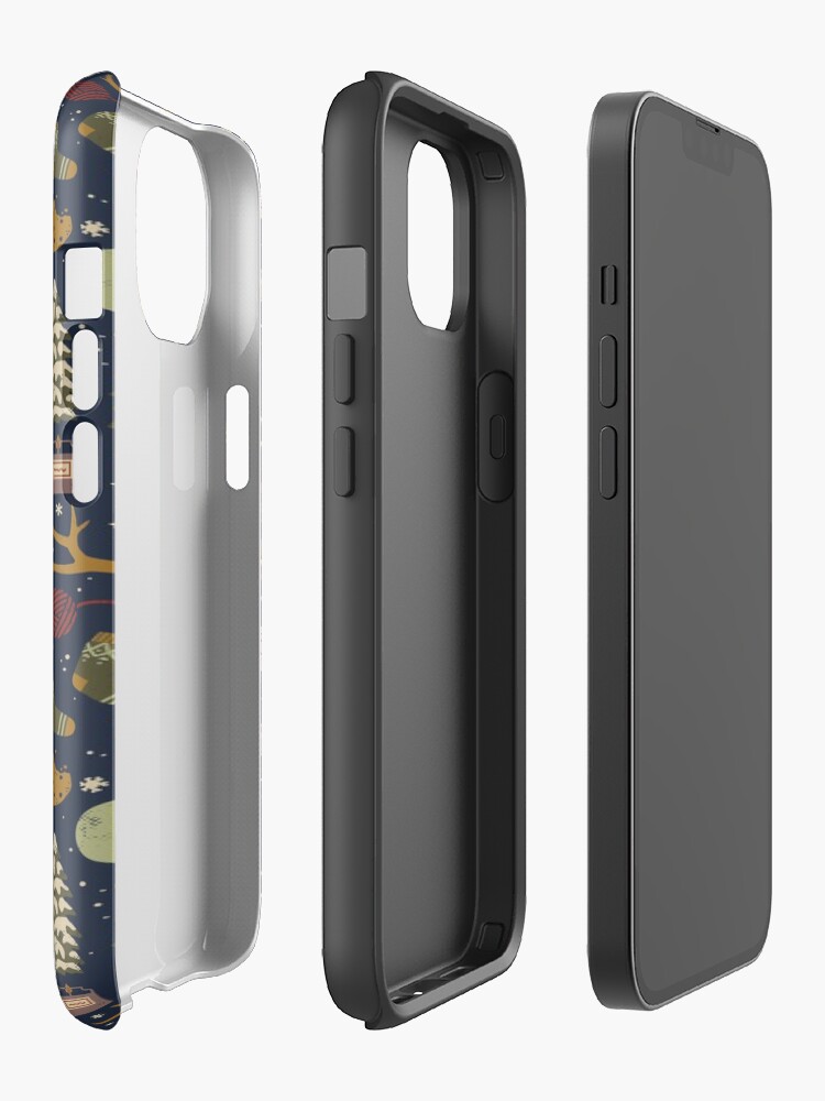 Alternate view of Winter Nights iPhone Case