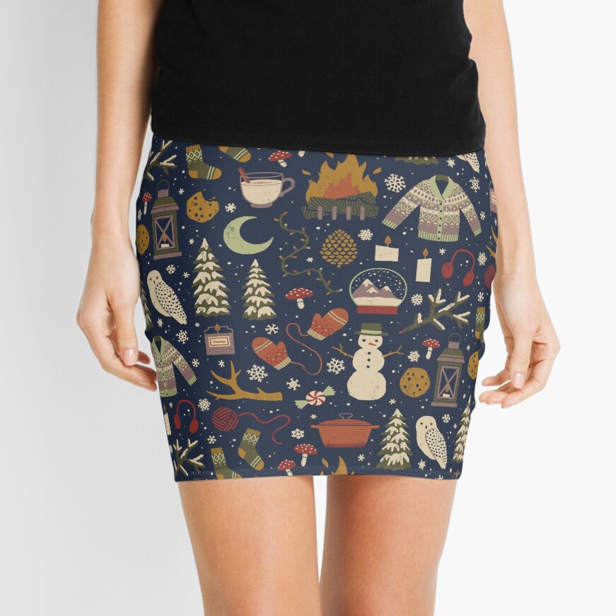 Winter Nights Mini Skirt