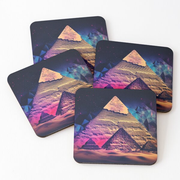 Item preview, Surrealist Pyramids of Giza - Mystical Contrasts of Ancient Egypt designed and sold by MrRobotAI.