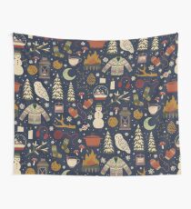 Winter Nights Wall Tapestry