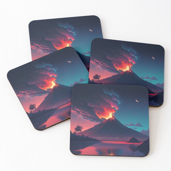 Item preview, Volcano - 火山 designed and sold by SugoiDigi.