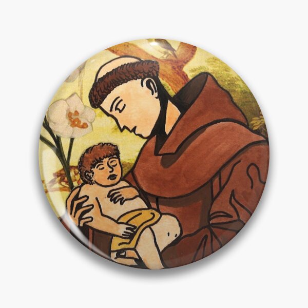 Item preview, Saint Anthony with Birds designed and sold by felixuber.