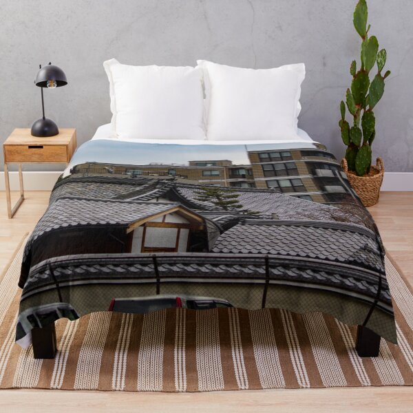 Item preview, Traditional temple architecture among modern city buildings designed and sold by Shizenkai.