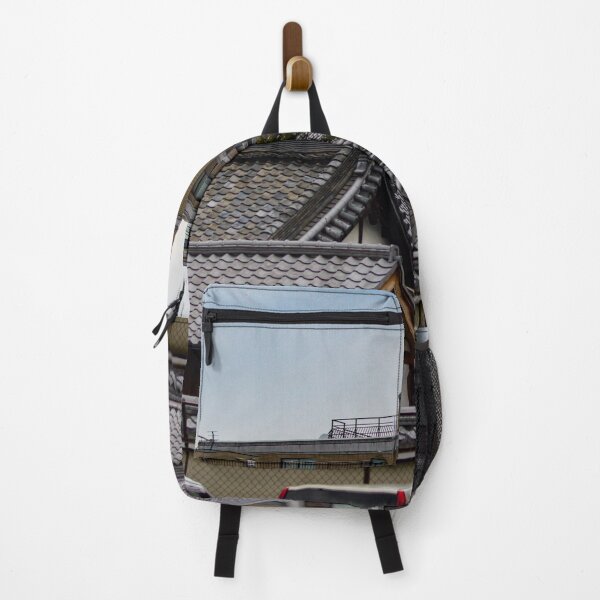Item preview, Traditional temple architecture among modern city buildings designed and sold by Shizenkai.