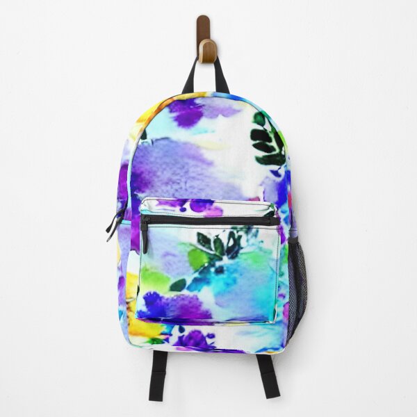 Item preview, Floral Watercolor Pattern Blue Violet  designed and sold by ConnieMarie XO Art.