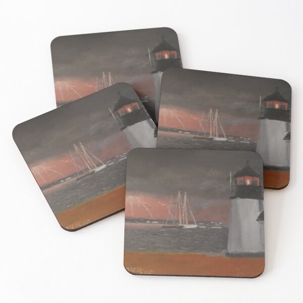 Item preview, Brant Point Thunder Storm designed and sold by jackmckenzieart.
