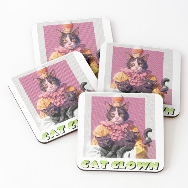 Item preview, Cat Clown,Cat Joker,Cat Miaw Lover designed and sold by Lychee Design.