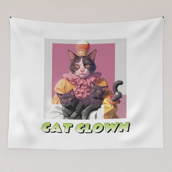 Item preview, Cat Clown,Cat Joker,Cat Miaw Lover designed and sold by Lychee Design.