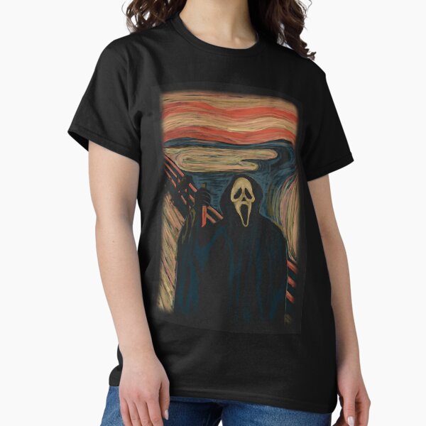 Vista previa del artículo con la obra «Cara fantasmal gritando», diseñado y vendido por KeeganBerkeley.