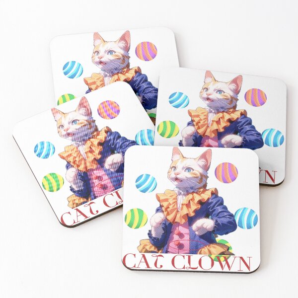 Item preview, Cat Clown,Cat Joker,Cat Miaw Lover designed and sold by Lychee Design.