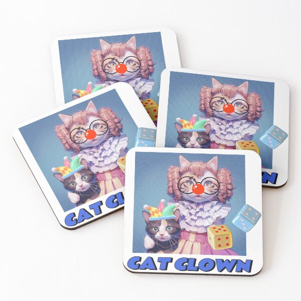 Item preview, Cat Clown,Cat Joker,Cat Miaw Lover designed and sold by Lychee Design.