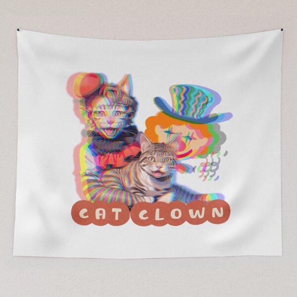 Item preview, Cat Clown,Cat Joker,Cat Miaw Lover designed and sold by Lychee Design.