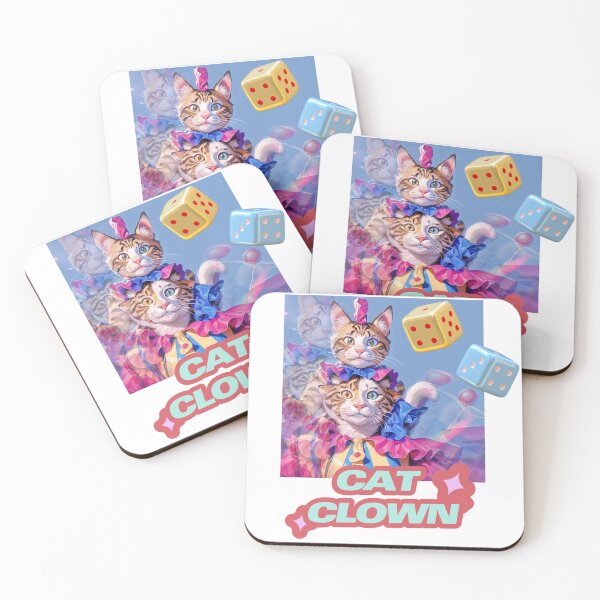 Item preview, Cat Clown,Cat Joker,Cat Miaw Lover designed and sold by Lychee Design.